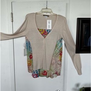 SAM and lilli | Silk & Cashmere Summer Cardigan size S/M NWT
